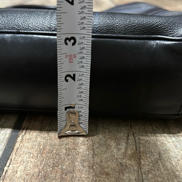 Coach Signature Canvas Plaid Print Beckett Slim Leather Briefcase - Picture 14 of 16